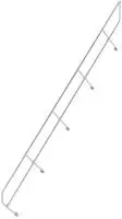 Zweiter Handlauff&uuml;r 45&deg; Treppe 18 stufig