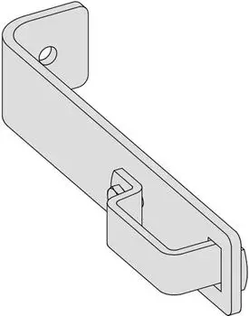 Hymer Standard-Wandhaken Aluminium 0,21m (0050139)