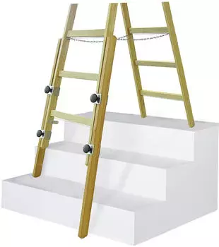 iller-Leiter Verl&auml;ngerungsschenkel f&uuml;r Holzleitern 1,80m, Holmgr&ouml;&szlig;e 66mm, 2 St&uuml;ck (1156)