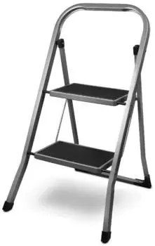 siwitec Klapptritt 2-stufig Stahl 150kg T&Uuml;V/GS wei&szlig; (SIWITEC_VAR_KLAPPTRITT)