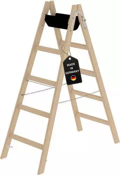 Proregal Sprossen- Holz 2x5 Sprossen beige Massivholz PR_RMG23-06