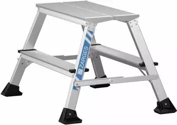 Zarges Podest XL step P breit 2 x 2 Stufen Plattform 600 x 300 mm (41409)