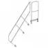 Munk Handlauf Aluminium für Treppe 45° mit Plattform Stufenanzahl 6 (Zubehör & Ersatzteile für ) (600506)
