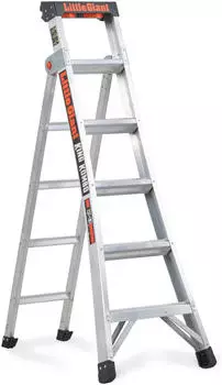 Little Giant King Kombo 3-in-1 Stehleiter Aluminium 6+3 Stufen