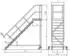 Euroline 513 Wartungsbühne 45° 800mm Stufenbreite 7 Stufen Alu gerieft (5134207)