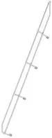 Zweiter Handlauf f&uuml;r 60&deg; Aluminium-Treppe