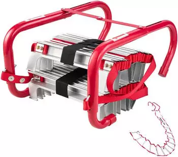 VEVOR Ausziehbare Fluchtleiter 2 Etagen 4m Aluminium 453,6kg (YD5-1-4.5A)