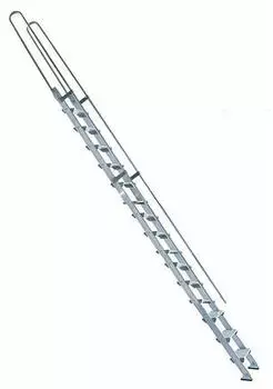 Facal S15/30 Regaleinh&auml;ngeleiter ohne Traverse Aluminium S600 15 Stufen