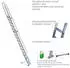 Facal S15/30 Regaleinhängeleiter ohne Traverse Aluminium S600 15 Stufen