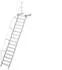 Euroline 511 Podesttreppe 60° 1000mm Stufenbreite 14 Stufen Alu gerieft (5116314)