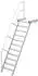 Euroline 511 Podesttreppe 60° 600mm Stufenbreite 11 Stufen Alu gerieft (5116111)