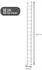 Proregal Sprossen- ohne Traverse 16 Sprossen silber Aluminium PR_RMG37-04