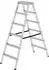 Proregal ML Stufen- beidseitig begehbar 2x6 Stufen silber Aluminium PR_RMG16-04