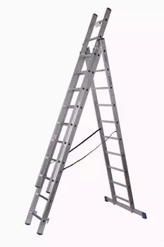 Szagato Mehrzweckleiter 3x10 Stufen Aluminium 5,9m (76109)