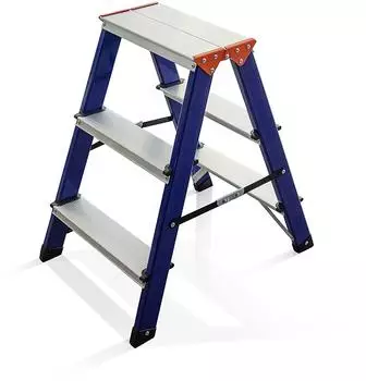 EDMA Trittbrett 3 Stufen, Blau (260255)