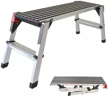 Lemodo Arbeitsplattform Aluminium 2 Stufen 50cm 150kg (NA181)