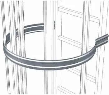 Zarges Rückenschutzbügel Stahl verzinkt D=700mm (43244)