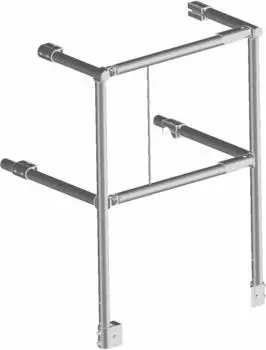 Zarges Plattformgeländer mit Doppelfallschranke, Aluminium (591006)