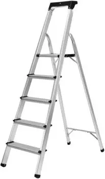 Craftfull CF-133B Aluminium-Stehleiter 5 Stufen 150kg (PR0029627-04)