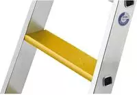 G&uuml;nzburger Steigtechnik Trittauflage clip-step R13 gelb L&auml;nge 368 mm - 019854