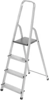 VaGo Mehrzweckleiter Aluminium 4 Stufen (AL-104_xv)