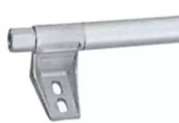 Zarges Leichtmetall-Zwischenhalter für Rohrschiene, H 70mm, T 50mm (41457)