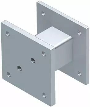 Zarges Distanzsegment für Podestplatte 160mm, Stahl verzinkt (43281)