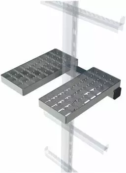 Zarges Einklappbares Ruhepodest, Edelstahl (47559)