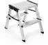 Sekey Klappleiter 2 Stufen, Aluminium, rutschfest, 150kg (ML1)