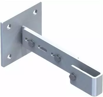 Zarges Wandhalter verstellbar, Stahl verzinkt, 275-375mm (43251)