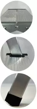 VaGo Klappleiter 2x5 Stufen, zweiseitig