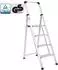 Trutzholm Alu-Trittleiter 4-stufig klappbar mit Handlauf 150kg (73828)