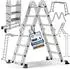 Masko Mehrzweckleiter 6in1 Aluminium 4x3 Sprossen, 360cm, 150kg (6in1)