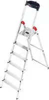 Hailo Stehleiter 'L60 StandardLine' 6 Stufen, silbern 206 cm Silber