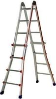 Teleskopleiter, 4x3 Sprossen, L&auml;nge als Anlegeleiter 2,92 m, als ausgefahrene St
