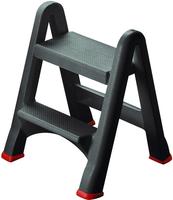 155160 Klapptritt Anthrazit, Rot 3.22 Kg - Curver
