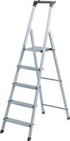 Stufenstehleiter 8 Stufen Alu.elox.ZARGES