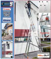 Aluminium-vielzweckleiter Monto Tribilo Mit Treppenfunktion 7,65 M Viel-/