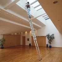 G&uuml;nzburger Steigtechnik Schiebeleiter alu 2-tlg 2x16 Sprossen