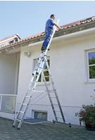 MUNK Mehrzweckleiter mit Nivello&reg; Traverse 3x7 Sprossen