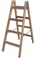 Mm_unverified_brand - Stabilo Sprossen-doppelleiter Holz 2 X 4 Sprossen