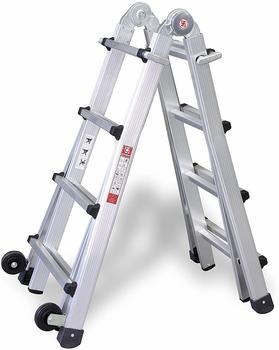 Euroline Alu-Vario-Klappleiter 4x4 Sprossen (3162104)