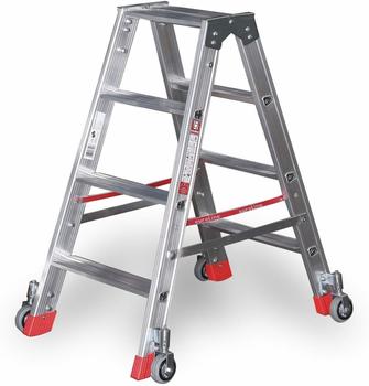 Euroline Alu-Stufenstehleiter 2x6 Stufen (30573)