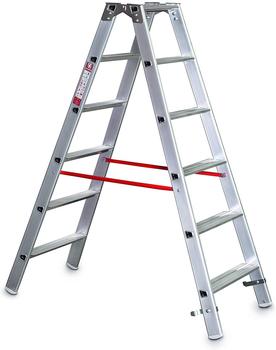 Euroline Alu-Stufenstehleiter 2 x 3 Stufen (2057703)