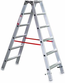 Euroline Alu-Stufenstehleiter 2 x 4 Stufen (2057704)