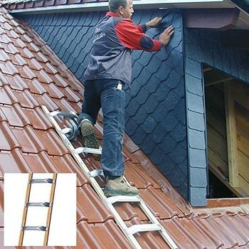 Krause Dachleiter Alu-Holz 3,95 m (804235)