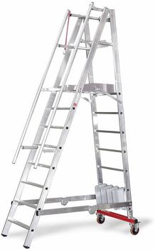 Euroline Premium 32777 Podestleiter fahrbar 12 Stufen