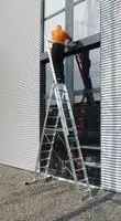 Euroline 207 Mehrzweckleiter 3x11 Sprossen