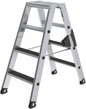 G&uuml;nzburger Steigtechnik Alu-Stehleiter 2x4 Stufen (41637)