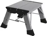 KRAUSE Trittleiter "Treppy Plusline Alu" Aluminium, 1x1 Stufen, Arbeitsh&ouml;he ca. 220